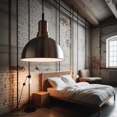 Jak Oświetlić Sypialnię w stylu industrialnym ?